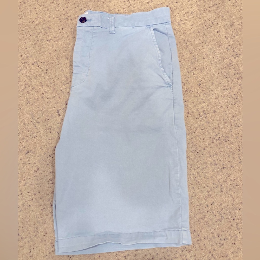 Light blue GAP cotton shorts.  34 inch waist.